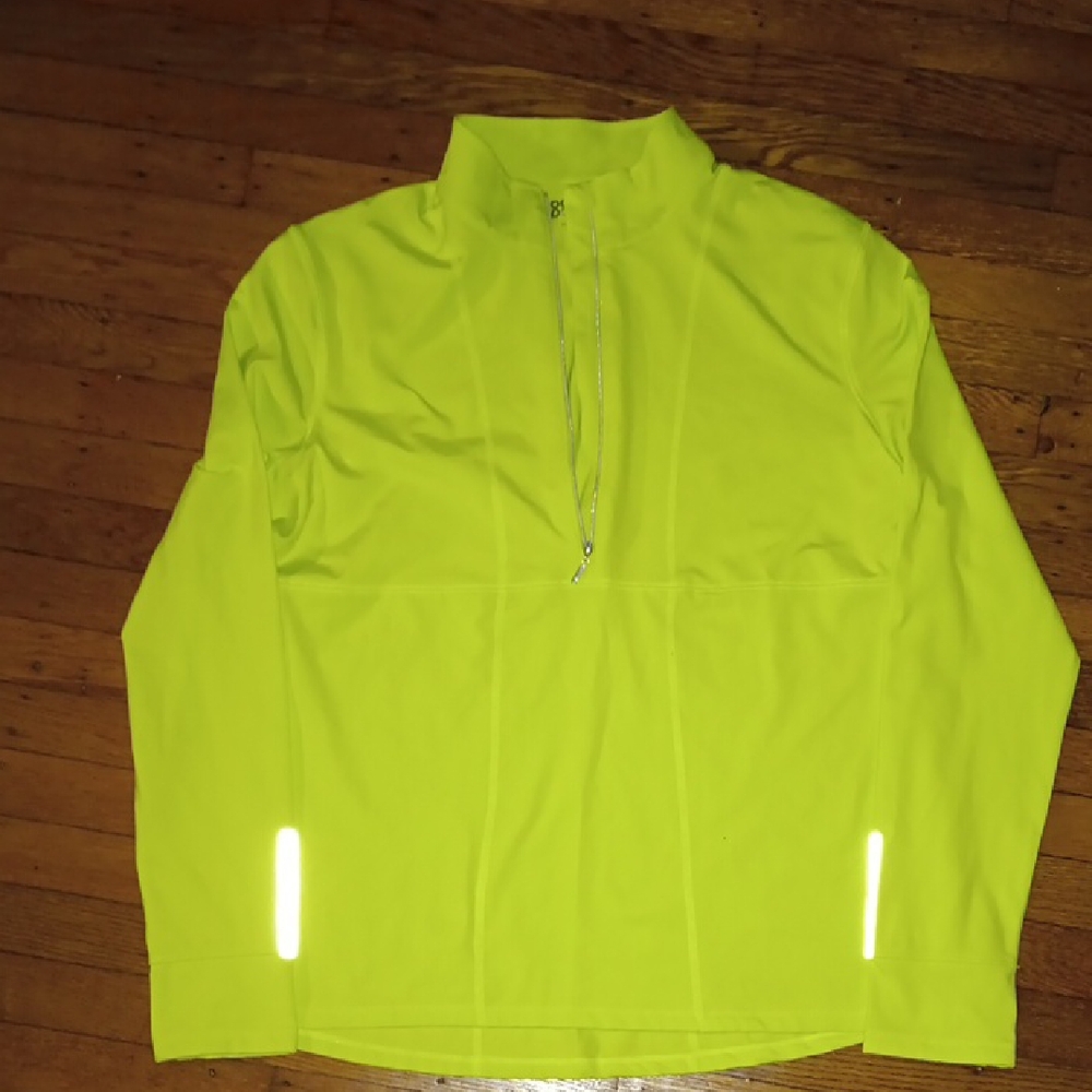 Actra Neon Yellow Performance Quarter-Zip Pullover